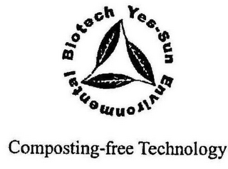 COMPOSTING-FREE TECHNOLOGY YES-SUN ENVIRONMENTAL BIOTECH logo