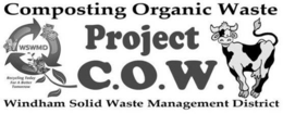 COMPOSTING ORGANIC WASTE PROJECT C.O.W.WINDHAM SOLID WASTE MANAGEMENT DISTRICT WSWMD RECYCLING TODAY FOR A BETTER TOMORROW logo