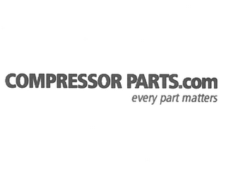 COMPRESSOR PARTS.COM EVERY PART MATTERS logo