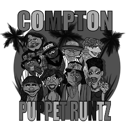 COMPTON PUPPET RUNTZ COMPTON COMPTON LIL HOMIE logo