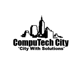 COMPUTECH CITY "CITY WITH SOLUTIONS" logo