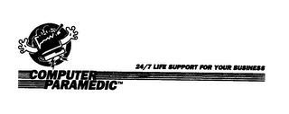COMPUTER PARAMEDIC 24/7 LIFE SUPPORT FOR YOUR BUSINESS logo