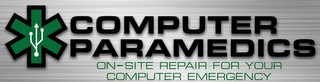 COMPUTER PARAMEDICS ON-SITE REPAIR FOR YOUR COMPUTER EMERGENCY logo