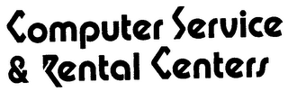 COMPUTER SERVICE & RENTAL CENTERS logo