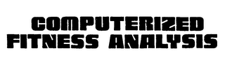 COMPUTERIZED FITNESS ANALYSIS logo