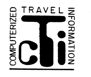COMPUTERIZED TRAVEL INFORMATION CTI logo