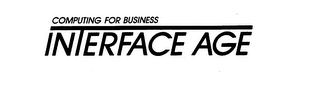 COMPUTING FOR BUSINESS INTERFACE AGE logo