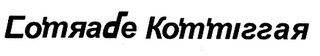 COMRADE KOMMISSAR logo