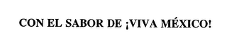 CON EL SABOR DE !VIVA MEXICO! logo
