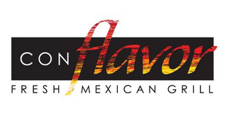 CON FLAVOR FRESH MEXICAN GRILL logo