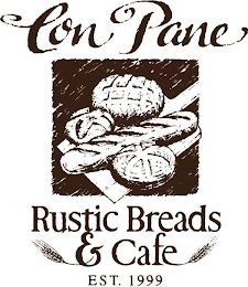 CON PANE RUSTIC BREADS & CAFE EST. 1999 logo