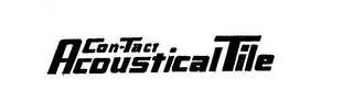 CON-TACT ACOUSTICAL TILE logo