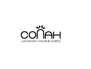 CONAH CONVENIENT, NATURAL & HEALTHY logo