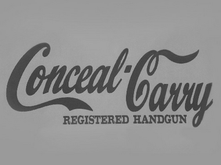 CONCEAL-CARRY REGISTERED HANDGUN logo