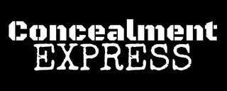 CONCEALMENT EXPRESS logo