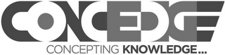 CONCEDGE CONCEPTING KNOWLEDGE... logo