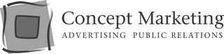 CONCEPT MARKETING ADVERTISING PUBLIC RELATIONS logo