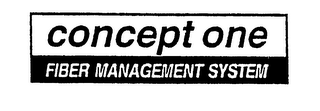 CONCEPT ONE FIBER MANAGEMENT SYSTEM logo