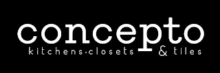 CONCEPTO KITCHENS · CLOSETS & TILES logo
