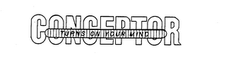 CONCEPTOR TURNS ON YOUR MIND logo