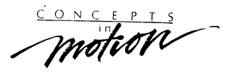 CONCEPTS IN MOTION logo