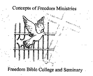CONCEPTS OF FREEDOM MINISTRIES FREEDOM BIBLE COLLEGE AND SEMINARY logo