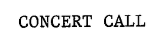 CONCERT CALL logo