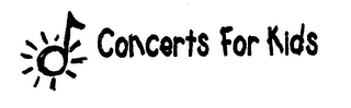 CONCERTS FOR KIDS logo