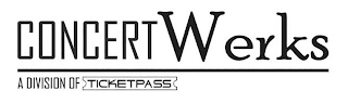 CONCERTWERKS A DIVISION OF TICKETPASS logo