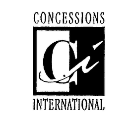 CONCESSIONS INTERNATIONAL logo