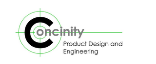 CONCINITY PRODUCT DESIGN AND ENGINEERING logo