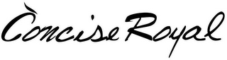 CONCISE ROYAL logo