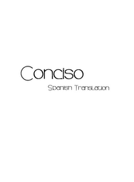 CONCISO SPANISH TRANSLATION logo