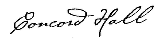 CONCORD HALL logo