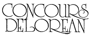 CONCOURS DELOREAN logo