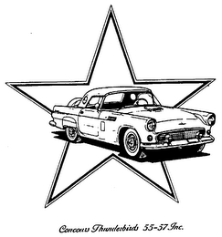 CONCOURS THUNDERBIRDS 55-57 INC. logo