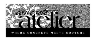 CONCRETE ATELIER WHERE CONCRETE MEETS COUTURE logo