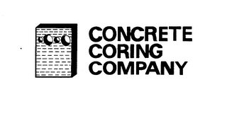CONCRETE CORING COMPANY logo