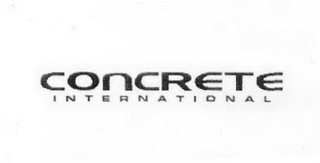 CONCRETE INTERNATIONAL logo