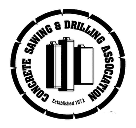 CONCRETE SAWING & DRILLING ASSOCIATION ESTABLISHED 1972 logo