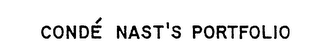 CONDE NAST'S PORTFOLIO logo