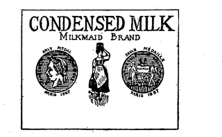 CONDENSED MILK MILKMAID BRAND logo