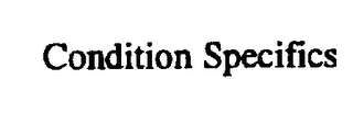 CONDITION SPECIFICS logo