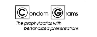 CONDOM-GRAMS THE PROPHYLACTICS WITH PERSONALIZED PRESENTATIONS logo