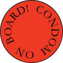 CONDOM ON BOARD! logo