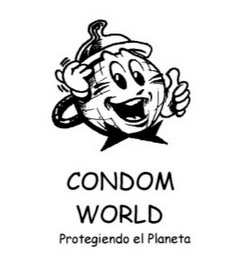 CONDOM WORLD PROTEGIENDO EL PLANETA logo
