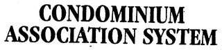 CONDOMINIUM ASSOCIATION SYSTEM logo