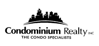 CONDOMINIUM REALTY INC. THE CONDO SPECIALISTS logo