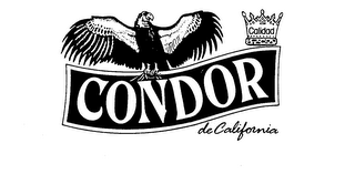 CONDOR DE CALIFORNIA CALIDAD logo