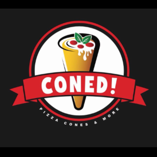 CONED! PIZZA CONES & MORE logo